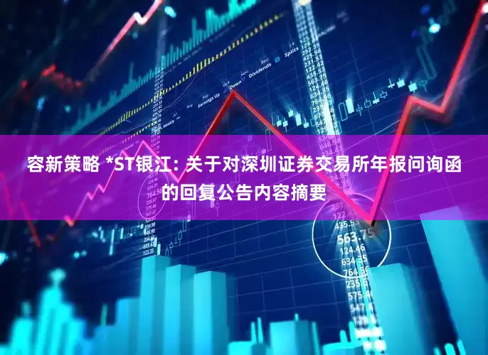 容新策略 *ST银江: 关于对深圳证券交易所年报问询函的回复公告内容摘要