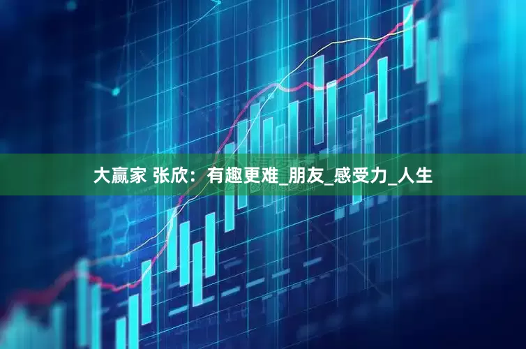 大赢家 张欣：有趣更难_朋友_感受力_人生