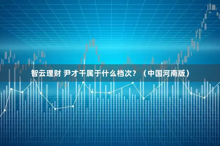 智云理财 尹才干属于什么档次？（中国河南版）